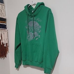 Jerzees Green Graphic Women's Hoodie